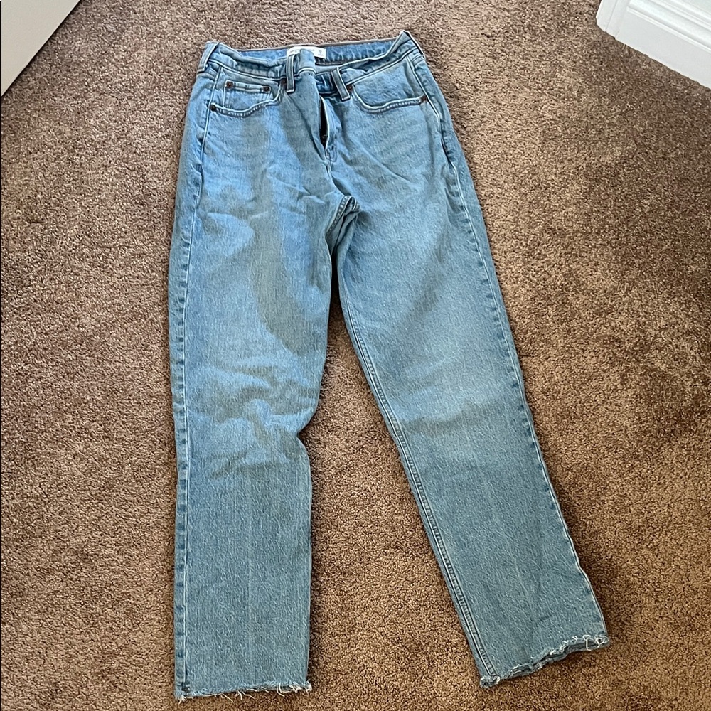 Abercrombie mid rise 90s straight